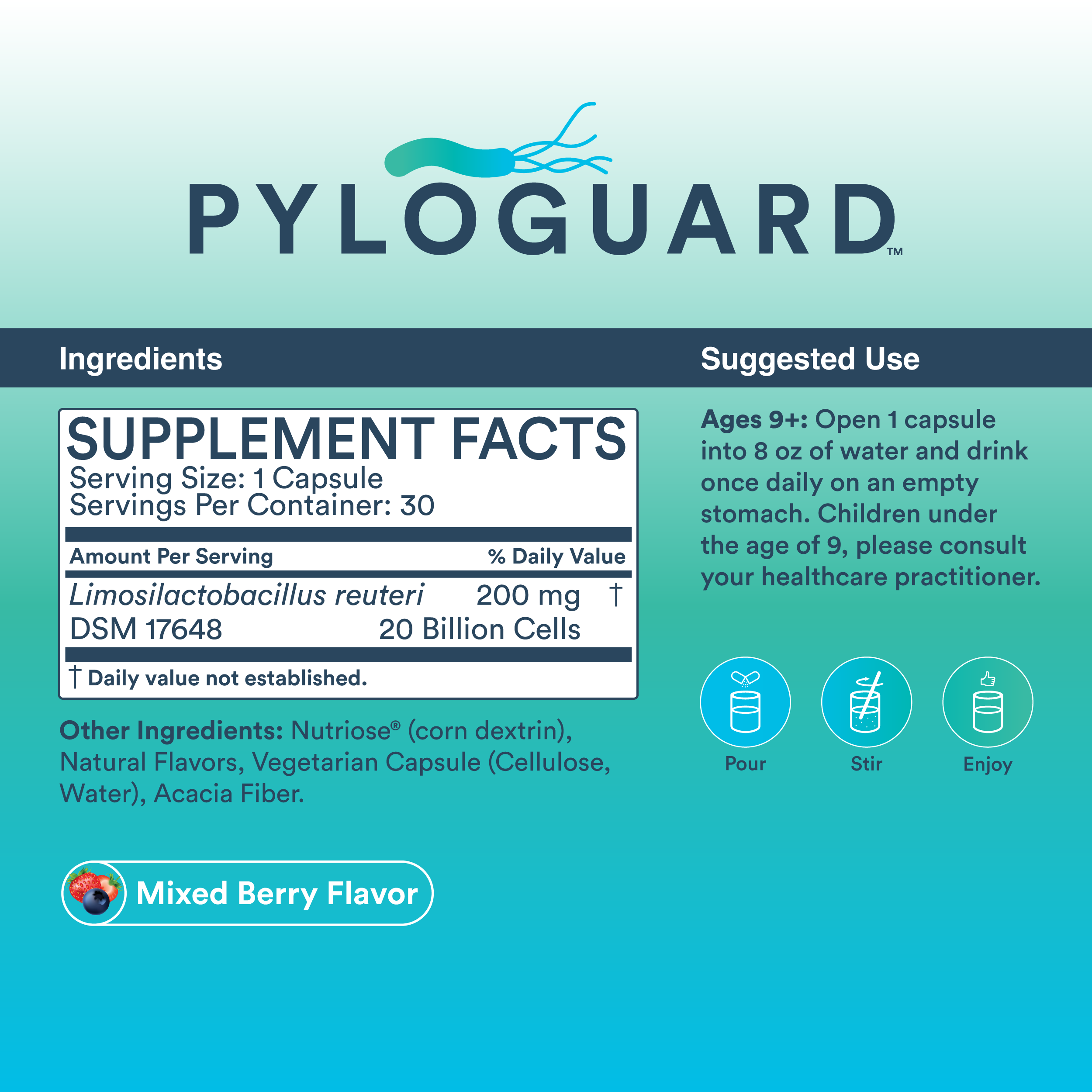 PYLOGUARD 30 CAPSULAS - Imagen 3