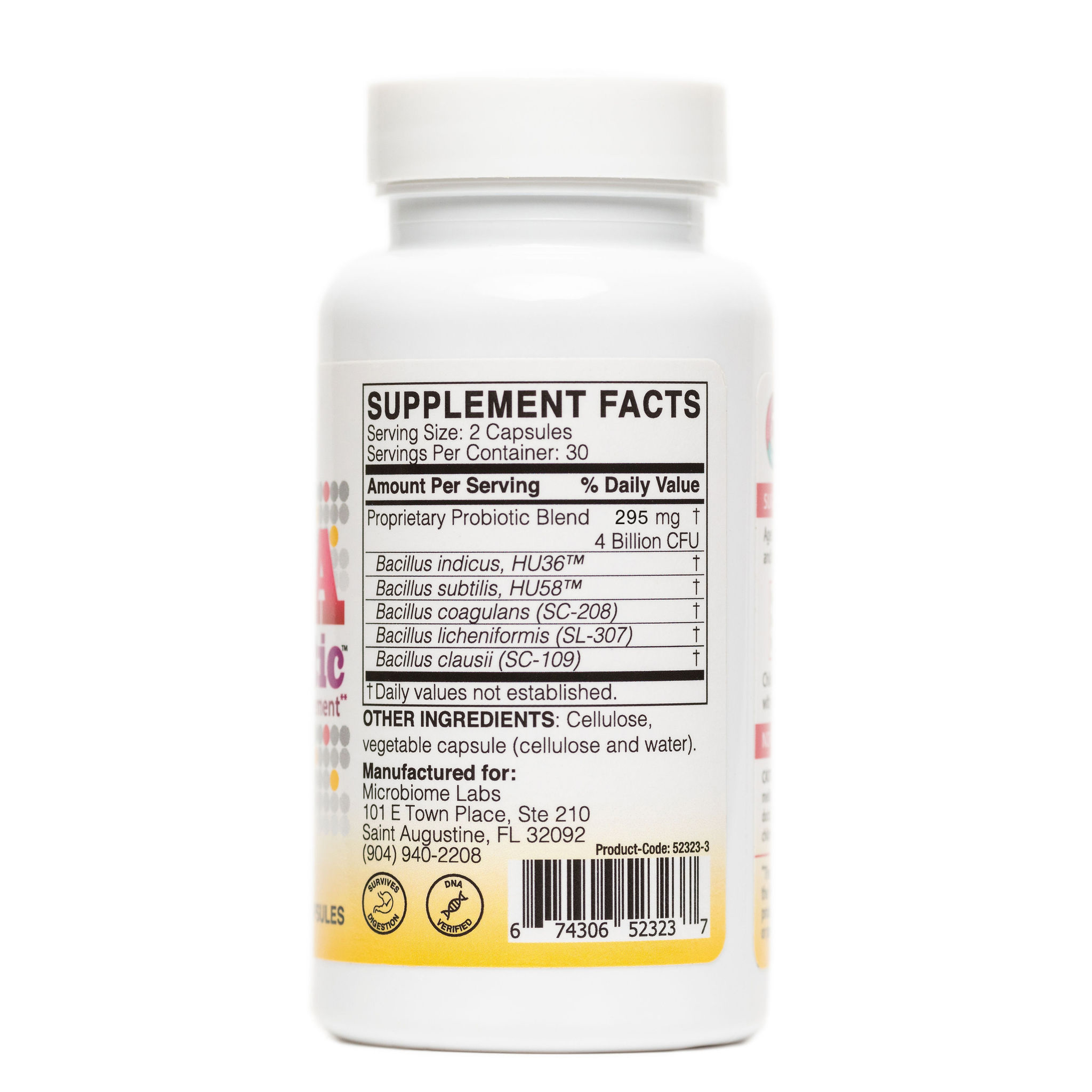 MEGASPOREBIOTICS 60 CAPSULAS - Imagen 4