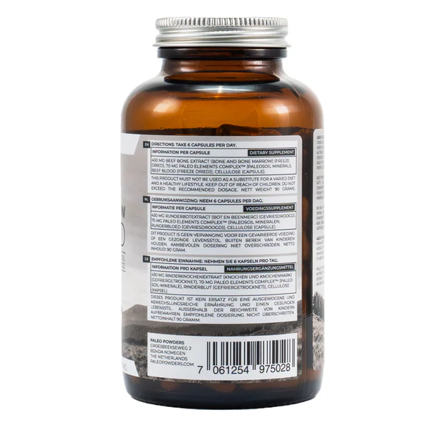 Médula ósea de res BIO - 180 cápsulas - Imagen 2